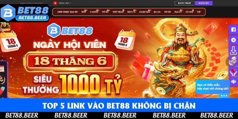 Top 5 link vào Bet88 không bị chặn Top 5 link vào Bet88 không bị chặn